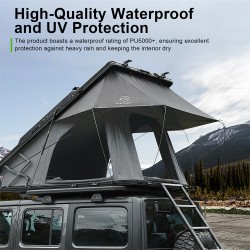 Kailop adventure 2.0 takana avautuva alumiinikovakuori kattoteltta säänkestävä kahden hengen