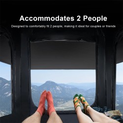 Kailop adventure 2.0 takana avautuva alumiinikovakuori kattoteltta säänkestävä kahden hengen