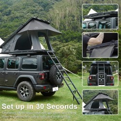 Kailop adventure 2.0 takana avautuva alumiinikovakuori kattoteltta säänkestävä kahden hengen