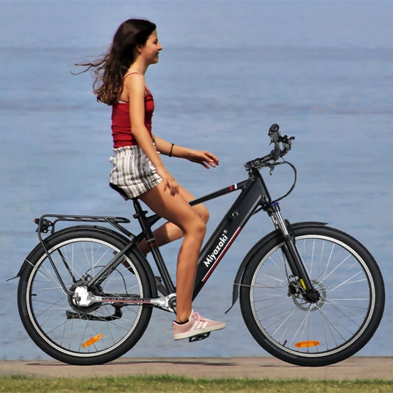 Miyazaki sähköpyörä 48V 14Ah Samsung-akku 350W moottori 26 tuuman renkaat hydrauliset levyjarrut 80–100 km toimintasäde