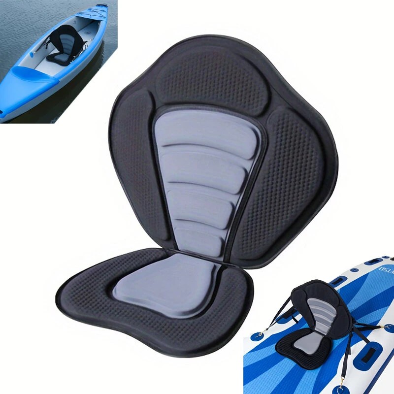 WaveRite säädettävä universaali ilmatäytteinen kajakkituoli pehmustetulla selkänojalla irrotettava liukuestopohjalla