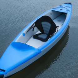 WaveRite säädettävä universaali ilmatäytteinen kajakkituoli pehmustetulla selkänojalla irrotettava liukuestopohjalla