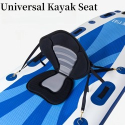 WaveRite säädettävä universaali ilmatäytteinen kajakkituoli pehmustetulla selkänojalla irrotettava liukuestopohjalla