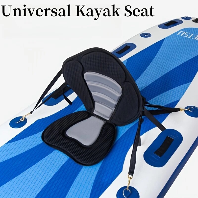 WaveRite säädettävä universaali ilmatäytteinen kajakkituoli pehmustetulla selkänojalla irrotettava liukuestopohjalla