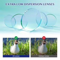 AOMEKIE AO3085 10x42 ED-linssikiikarit BAK4-prisma vesitiiviit aikuisille ja lapsille