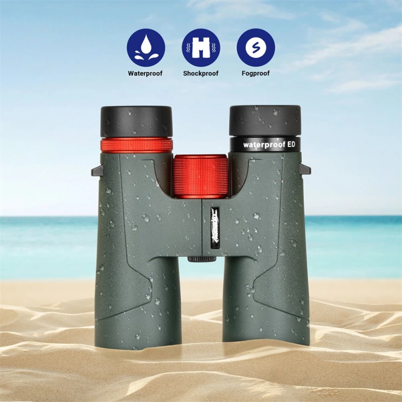 AOMEKIE AO3085 10x42 ED-linssikiikarit BAK4-prisma vesitiiviit aikuisille ja lapsille