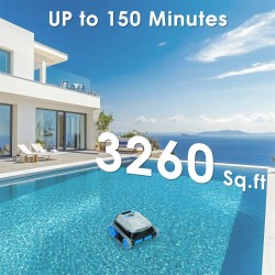 NIXBOT QP5 johdoton robottiallasimuri seinien puhdistus älynavigaatiolla maahan upotettuihin ja maanpäällisiin altaisiin