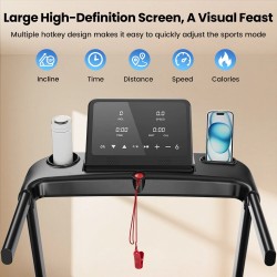 Formill FT61 taittuva juoksumatto 3,0 hv ultrahiljainen 15% kaltevuus 13,5 km/h 135 kg kantavuus