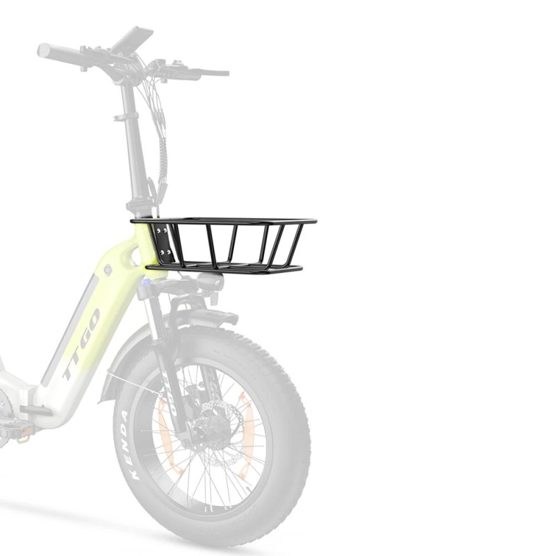 Tilava rautainen etukori TTGO F6 polkupyörään 350x310x190 mm