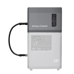 Mango Power E lisäakku laajentaa 3,5kWh:sta 7kWh:iin 3kW ulostulo 18 porttia