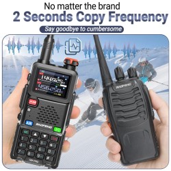 Baofeng UV-5RH PRO 10W GPS monikaistainen ladattava kaksisuuntainen radiopuhelin pitkä kantama