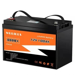 Tehokas 12V 100Ah LiFePO4 akku sisäänrakennetulla BMS llä aurinko matkailuauto ja venekäyttöön