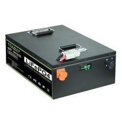 Tehokas 12V 400Ah LiFePo4 akku virtapankki sisäänrakennetulla BMS llä aurinko ja venekäyttöön