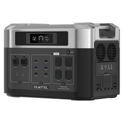 OUKITEL BP2000E kannettava virtalähde 2048Wh LiFePO4-akku 2200W UPS-toiminto aurinkolataus EU-pistoke