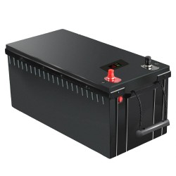 Tehokas 24 V 100 Ah LiFePO4-akku varavirtalähde 25,6 V sisäisellä BMS:llä aurinkosähköyn matkailuautoon uisteluun