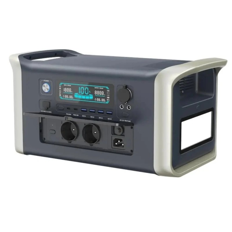 UAPOW APOWER1000 kannettava aurinkogeneraattori 1024Wh litiumrautafosfaattiakku 1800W vaihtovirta PD-portti 100W