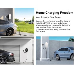 Blackview OSCAL EV7000 seinälle asennettava sähköauton 7 kW 32 A latausasema IP65 sovellusohjauksella