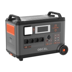 Blackview Oscal PowerMax6000 pyörällinen kestävä varavirtalähde LiFePO4-akku aurinkopaneelisarjalla neljätoista ulostuloa