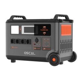 Blackview Oscal PowerMax6000 pyörällinen kestävä varavirtalähde LiFePO4-akku aurinkopaneelisarjalla neljätoista ulostuloa