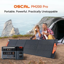 OSCAL PM200 Pro 200W taitettava monokiteinen aurinkopaneeli 23-prosenttinen IP67-suojattu ETFE