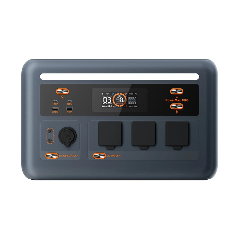 Blackview OSCAL PowerMax 1800 kannettava 1024Wh varavirtalähde akkupaketti aurinkopaneelit PM200 PM400