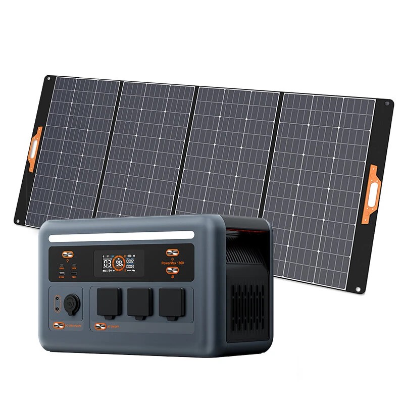 Blackview OSCAL PowerMax 1800 kannettava 1024Wh varavirtalähde akkupaketti aurinkopaneelit PM200 PM400