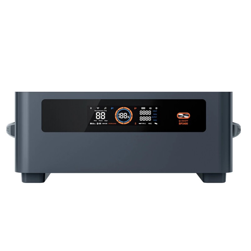 Blackview OSCAL PowerMax2400 kannettava varavirtalähde akkupaketti 1872Wh laajennettava kuusitoista lähtöä LiFePO4-akku