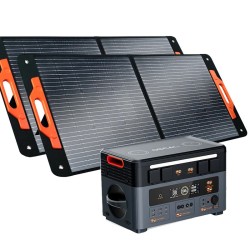 Blackview OSCAL PowerMax2400 kannettava 1872–20592Wh LiFePO4-varavirtalähde aurinkopaneelisarja 16 lähtöä langaton lataus