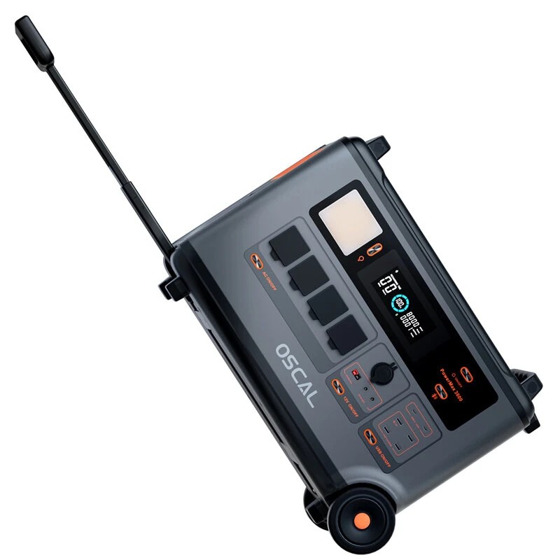 Blackview Oscal Powermax3600 järeä varavirtalähde BP3600 lisäakku PM400 400W aurinkopaneeli 14 pistorasiaa 5 led-tilaa