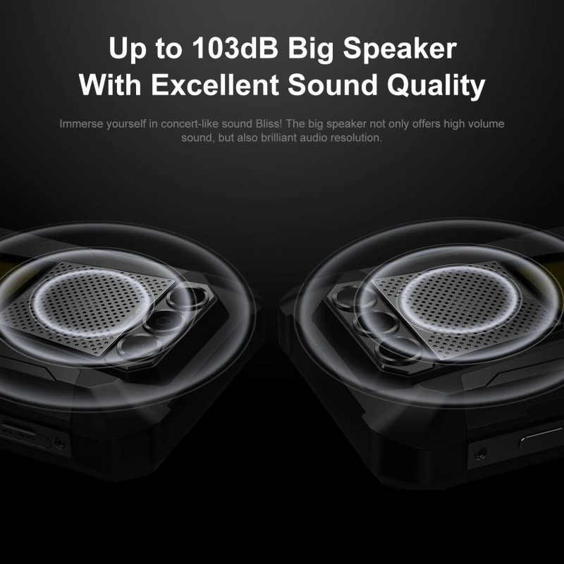 FOSSiBOT F106 Pro kestävä 4G-älypuhelin 15GB 256GB 48MP Android 14 12000mAh 30W pikalataus NFC kaiutin