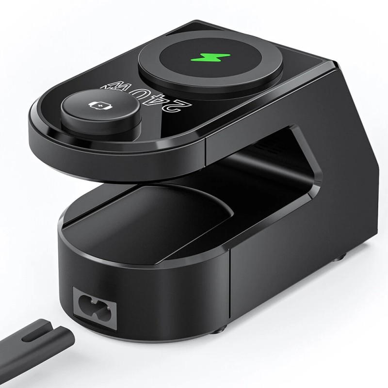 Blitzwolf BW-FW10 240W GaN 10-in-1 langaton lataustasema herätyskellolla