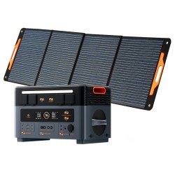 Blackview OSCAL PowerMax 2400 Pro kannettava rullattava verkkoon kytkettävä 2016Wh LiFePO4-akku varavirtalähde 800W kaiuttimet