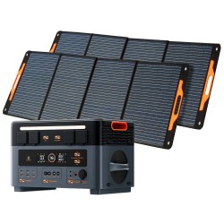 Blackview OSCAL PowerMax 2400 Pro kannettava rullattava verkkoon kytkettävä 2016Wh LiFePO4-akku varavirtalähde 800W kaiuttimet