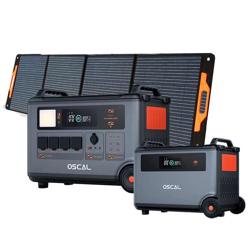 Blackview Oscal Powermax6000 3600Wh LiFePO4 6000W varavirtalähde 14 ulostuloa