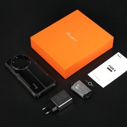 FOSSiBOT F109S kestävä kaksoisnäyttöinen Android 15 älypuhelin 24GB/256GB 10600mAh 50MP