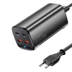Essager ES CD36 100W neljäporttinen GaN USB C PD3 0 ja USB A laturi