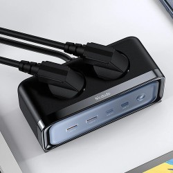 Mcdodo CH-461 kuusiporttinen virtapistorasia 70W usb-c ja usb-a pikalataus