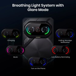 FOSSiBOT F114 kestävä älypuhelin 50 megapikselin kamera 16 Gt muisti 128 Gt tallennustila NFC