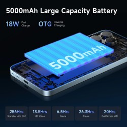 FOSSiBOT S2 50MP-kamera 20Gt/256Gt 6,72-tuuman näyttö 5000mAh NFC Android14 4G-älypuhelin