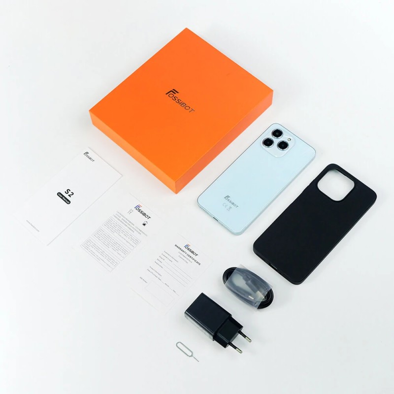 FOSSiBOT S2 50MP-kamera 20Gt/256Gt 6,72-tuuman näyttö 5000mAh NFC Android14 4G-älypuhelin