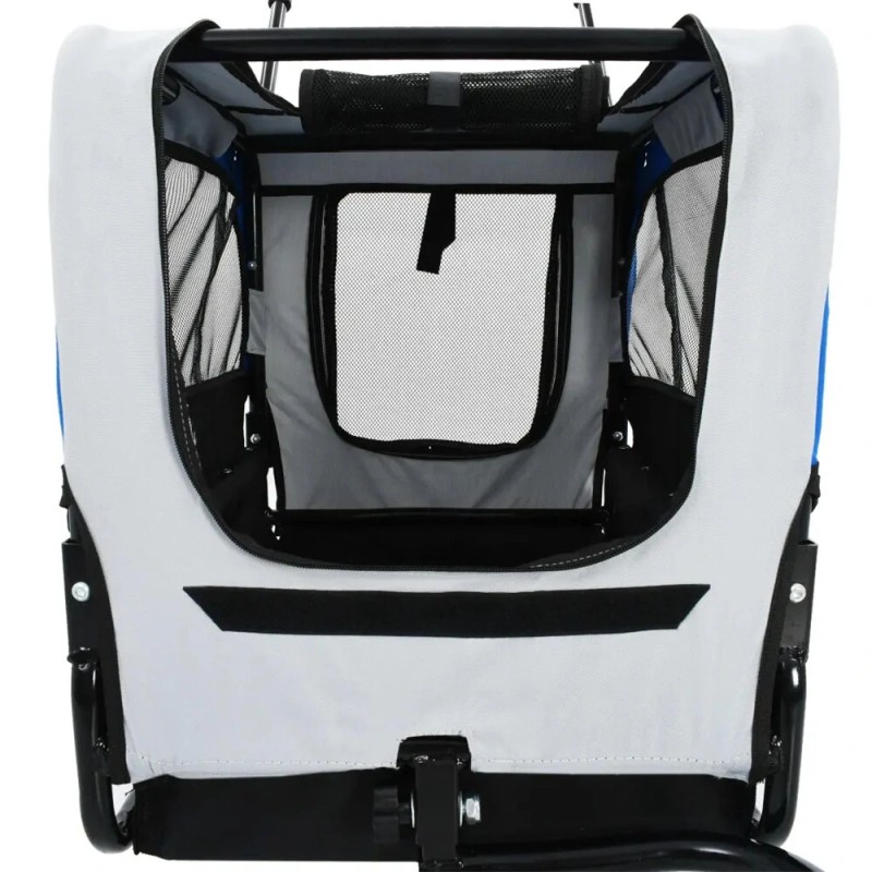 Lemmikkien pyöräkärry malli 91763 taittuva kestävä runko hengittävä verkko 360 asteen pyörä