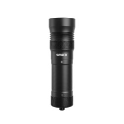 SMACO F2 IPX8 sukellustaskulamppu ammattikäyttöön USB-ladattava 26650 1000lm 50m