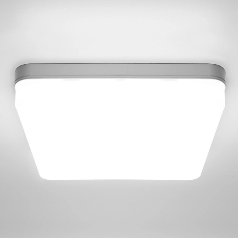 Elfeland 48W neliömäinen led kattovalaisin 4cm ohut pinta asennettava moderni makuuhuone