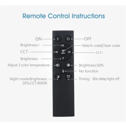 Elfeland led-älykattovalaisin 38W ja 48W 40 cm ja 50 cm himmennettävä värilämpötila sovellus kaukosäädin