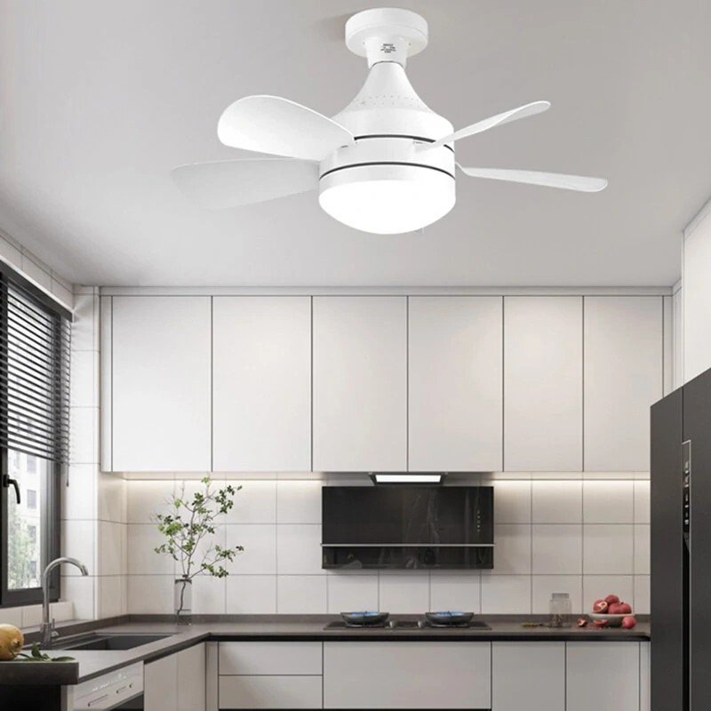 Elfeland 18 tuuman E27-ruuvikantainen kauko-ohjattava kolmivärinen himmennettävä hiljainen kattotuuletinvalaisin