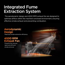 ACMER P3 kaksitoiminen kaksoislaserkaiverruskone suljetulla kotelolla ja kameralla puu metalli akryyli