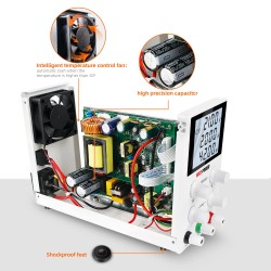 NICE-POWER 3010D säädettävä tasavirtalähde 30V 5A – 120V 3A nelinumeroinen LCD-näyttö USB-lataus älykäs tuuletin