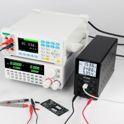 NICE-POWER 3010D säädettävä tasavirtalähde 30V 5A – 120V 3A nelinumeroinen LCD-näyttö USB-lataus älykäs tuuletin