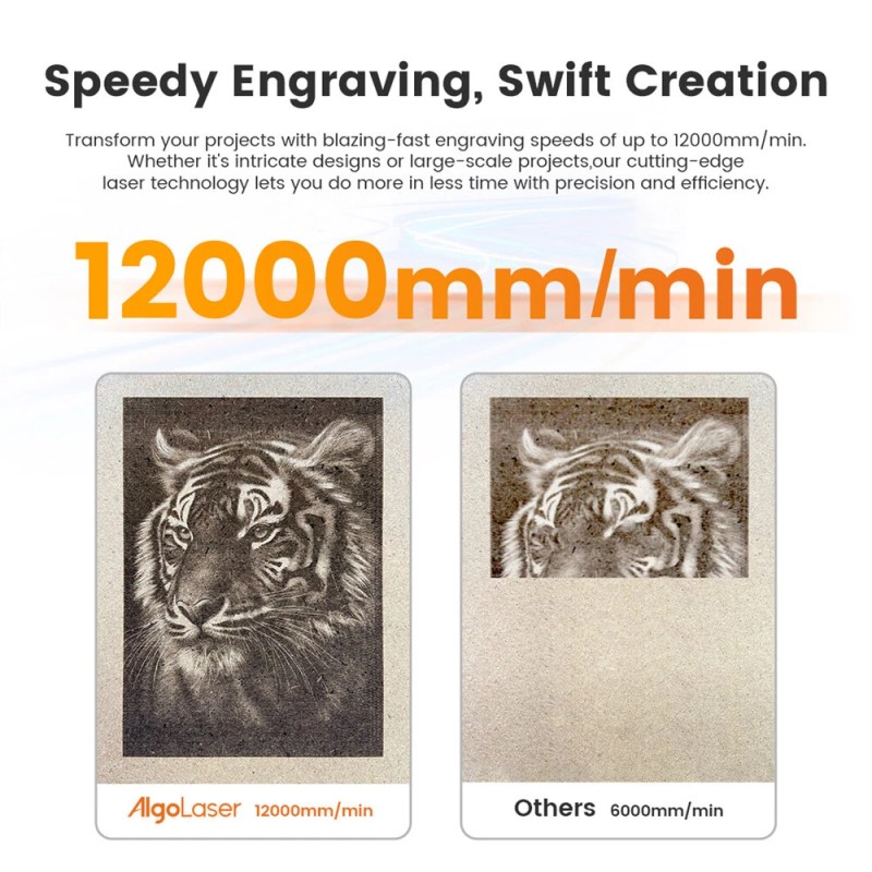 Algolaser DIY KIT MK2 tarkka 10 W laserkaiverrin 0,01 mm kosketusnäytöllä laajennettava työtila