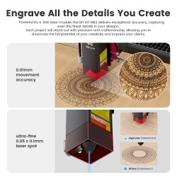 Algolaser DIY KIT MK2 tarkka 10 W laserkaiverrin 0,01 mm kosketusnäytöllä laajennettava työtila